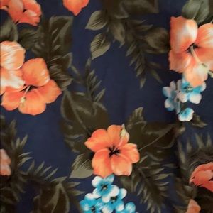 Y2K Floral Fern Skater Skirt